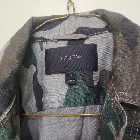 J Crew Camo Jacket Size Medium - Picture 3 of 6